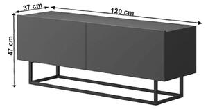 Tv asztal/Szekrény Spring Ertv 120 (Grafit) . 809539