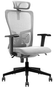 DMQ Tuson világosszürke szövet irodai szék