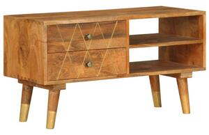 VidaXL tömör mangófa TV-szekrény 85 x 35 x 47 cm