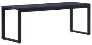 VidaXL Kertbútor Pad - Polisztirol - Fekete - 120,5cm