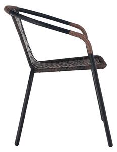 Kerti szék Durley (barna + fekete). 744499