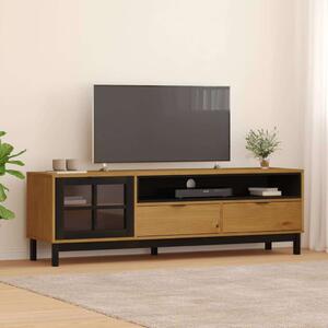 VidaXL FLAM TV-szekrény - Tömör Fenyőfa - 158x40x50 cm