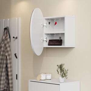 Vicco Loki fehér tükrös fürdőszobai szekrény – 60 × 60 × 15 cm