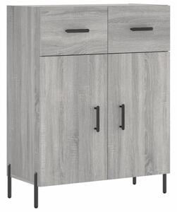VidaXL szürke sonoma színű szerelt fa tálalószekrény 69,5 x 34 x 90 cm