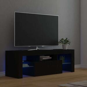 VidaXL TV-szekrény - Fekete - 120cm