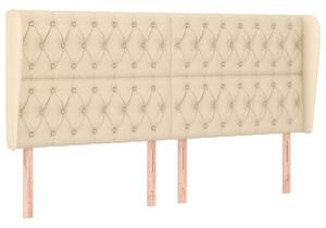 HomeElegance - Klasszikus Ágyfejtámla - Szövet - 183x23x118/128cm