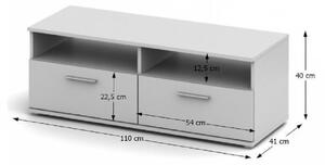 TV asztal/szekrény Notrea Typ 12 (fehér). 1006177