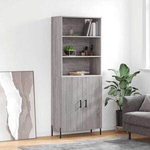 VidaXL szürke sonoma szerelt fa magasszekrény 69,5 x 34 x 180 cm
