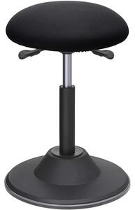 Songmics magas munkaszék, állítható állótámasz, 360°-ban forgatható bár/irodai szék, 50-70 cm ülésmagasság, csúszásmentes alapgyűrűvel, fekete