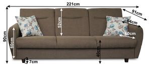 Háromszemélyes kanapé Milo. 788061