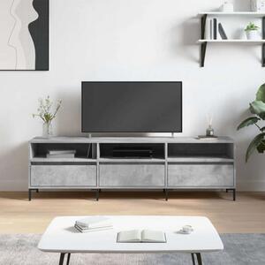 VidaXL betonszürke szerelt fa TV-szekrény 150x30x44,5 cm
