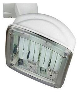DISPLAY LUX 49 fali lámpa fehér műanyag 230V G23 4x9W 180° IP55