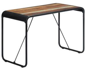 VidaXL Újrahasznosított Fa Étkezőasztal - Ipari Stílus - 118x60 cm