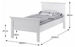 Egyszemélyes ágy 90 cm Phung 77801. 794507