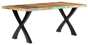 VidaXL tömör újrahasznosított fa étkezőasztal 180 x 90 x 76 cm