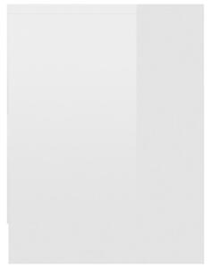 VidaXL magasfényű fehér forgácslap éjjeliszekrény 40 x 30 x 40 cm