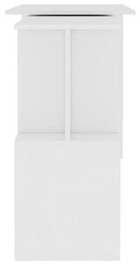 VidaXL fehér forgácslap sarokasztal 200 x 50 x 76 cm