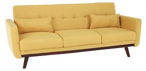 Szétnyitható kanapé Alestra (mustár). 1002456