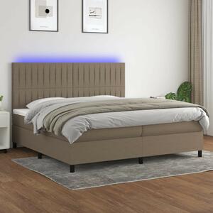 VidaXL LED-es Ágy Matraccal - 200x200 cm