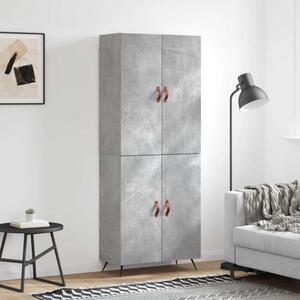VidaXL Betonhatású Magas Szekrény – 69,5x34x180 cm