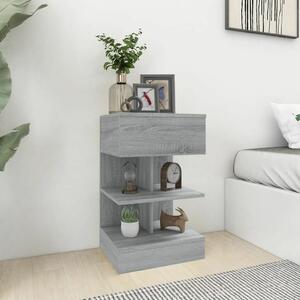 VidaXL Éjjeliszekrény Szett - 2 db - Sonoma Szürke - 40x35x65 cm
