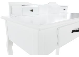 Toalett asztal zsámollyal Linetik (fehér). 1015638