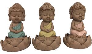 Szobrok, figurák Signes Grimalt Linda Buddha Set 3 Egység
