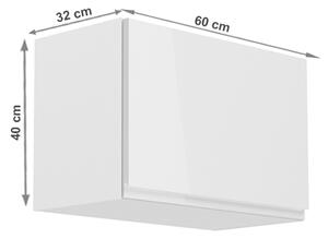 Felső konyhaszekrény G60K Aurellia (fehér + fényes fehér). 1015732