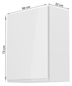 Felső konyhaszekrény G601F Aurellia (fehér + fényes fehér) (B). 1015735