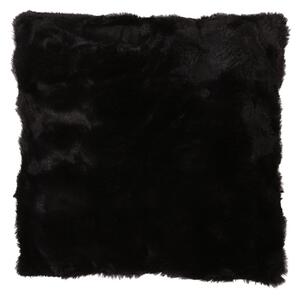 Cyan párnahuzat fekete, 45 x 45 cm