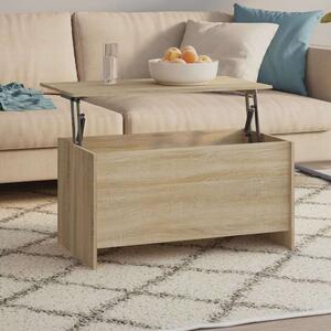 VidaXL sonoma tölgy színű szerelt fa dohányzóasztal 102x55,5x52,5 cm
