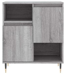 VidaXL Sonoma Szürke Fa Tálalószekrény 2 db - 120x35x70 cm