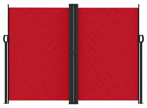 VidaXL piros behúzható oldalsó napellenző 180 x 600 cm