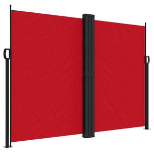 VidaXL piros behúzható oldalsó napellenző 180 x 1000 cm