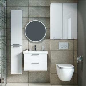 Mirano Slimia fürdőszobabútor + mosdókagyló + szifon - 50 cm (fehér)
