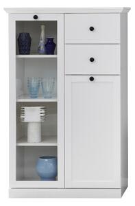 Vitrin Brendon 1D1W2S (fehér)