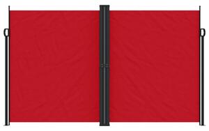 VidaXL piros behúzható oldalsó napellenző 200 x 600 cm