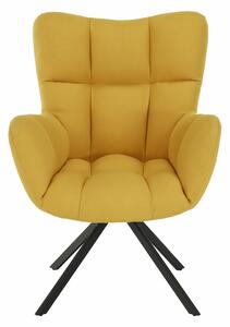 Dizájnos forgó fotel Komand (sárga). 1016049