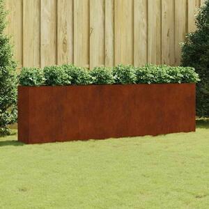VidaXL Corten Acél Magaságyás - 280x40x80 cm