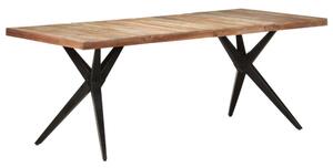 VidaXL tömör újrahasznosított fa étkezőasztal 200 x 90 x 76 cm
