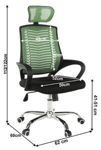 Irodai fotel Irala typ 1 (zöld). 1016118