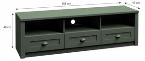 Tv asztal/szekrény Provense (sötétzöld). 1064636