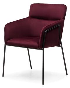 Bordó design szék HELSINKI VELVET Magic Velvet 2229