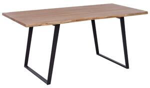 Étkezőasztal JAIPUR Világosbarna 180 cm 90 cm Akácfa