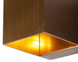 Modern fali lámpa sötét bronz - Transzfer