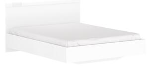 Franciaágy 160 cm Leona (fehér) (matrac és ágyrács nélkül). 1053003