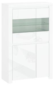 Vitrin Leona 2D2W (fényes fehér)