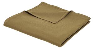 Plédek Today Plaid XL 150/200 Gaze de coton TODAY Essential Bronze