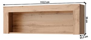 Fali regál 110 cm Mateo 110 (wotan tölgy). 1065271