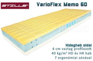 VarioFlex Memo 60 7 zónás félkemény ágybetét 140x200 3D Tencel huzattal